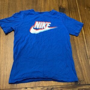 Nike Kids Royal Blue Tee with Red Accents